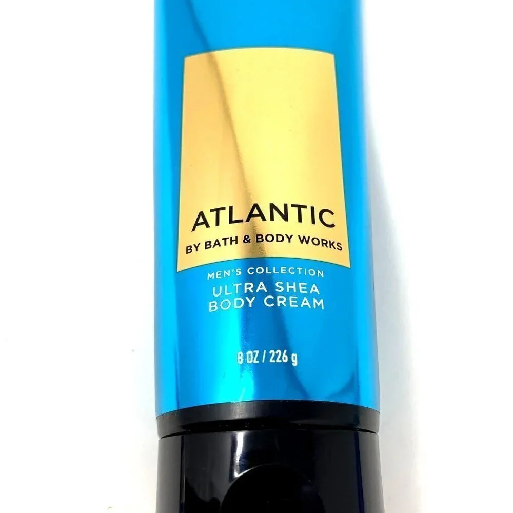 Bath & Body Works Men's Atlantic Body Cream Ultra Shea 8 Oz